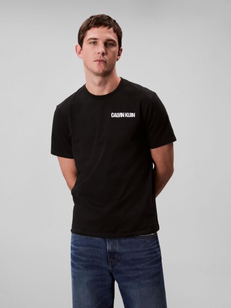Μαύρο Κοντομάνικο T-Shirt  Άνδρας