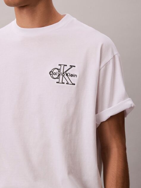 White Short Sleeve T-Shirt  Men