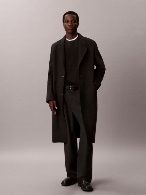 Black Classic Cotton Monogram Jumper  Men
