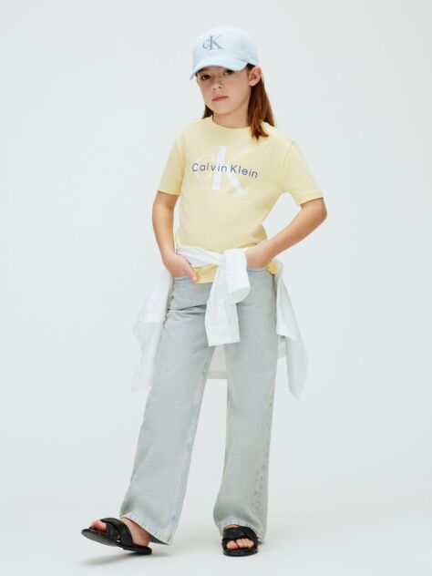Yellow Kids' Logo T-shirt  Kids Unisex