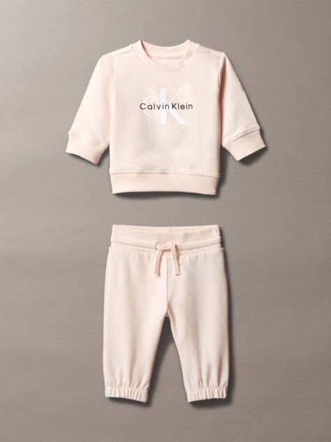 Pink Newborn Sweatshirt and Joggers Set  Newborn