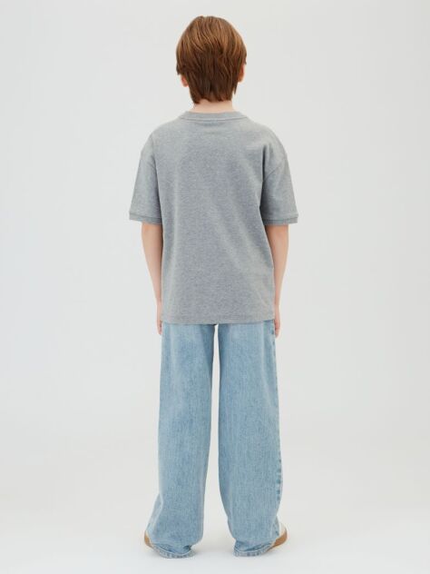 Grey Kids' Colour Block T-shirt  Boys