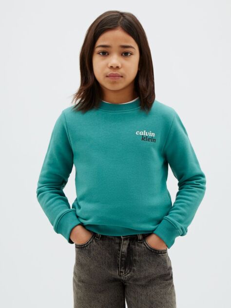 Green Kids' Logo Sweatshirt  Boys