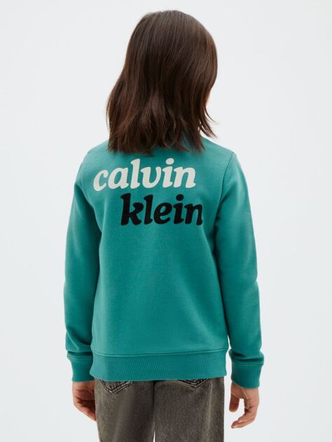 Green Kids' Logo Sweatshirt  Boys
