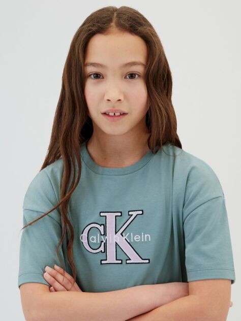 Blue Kids' Signature Logo T-shirt Dress  Girls