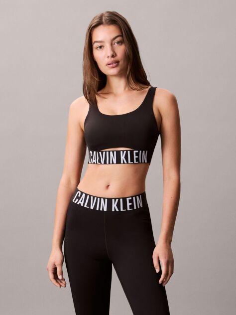 Black Medium Impact Sports Bra  Women