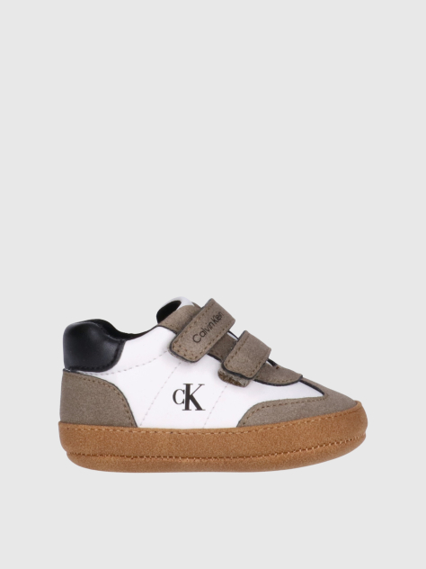 Multi Baby Low Cut Velcro Sneakers  Boys