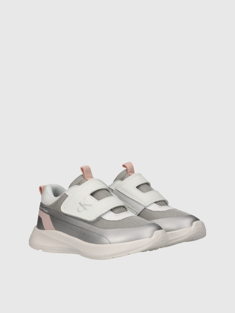 Multi Low Cut Velcro Sneakers  Girls
