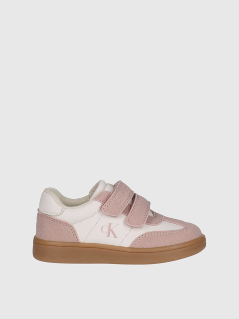 Multi Kids Low Cut Velcro Sneakers  Girls