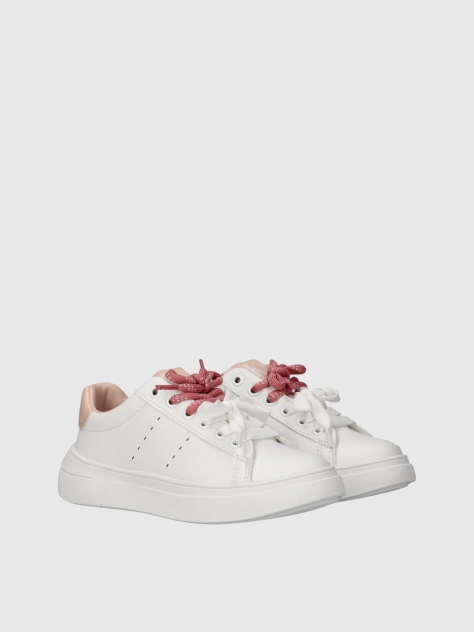 Multi Low Cut Lace-Up Sneakers  Girls