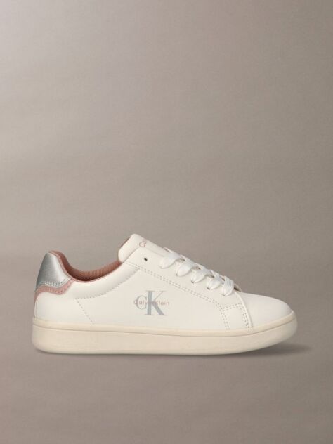 Λευκό Παιδικά Sneakers Με Velcro Και Χαμηλό Κόψιμο  Κορίτσι