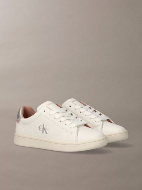 Λευκό Παιδικά Sneakers Με Velcro Και Χαμηλό Κόψιμο  Κορίτσι