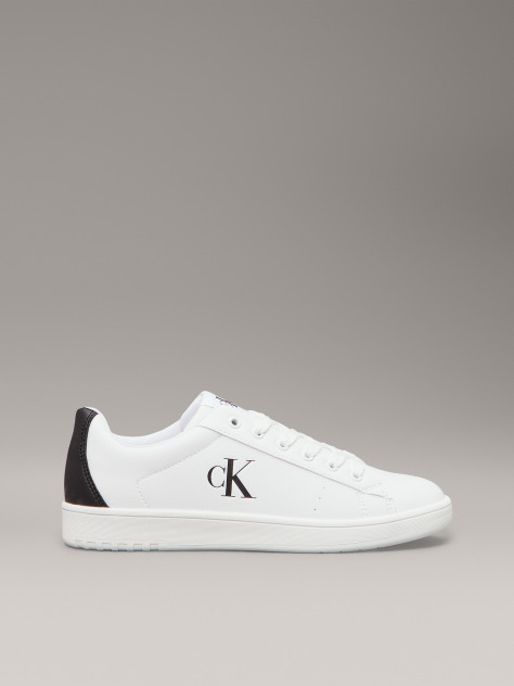 White Low Cut Lace-Up Sneaker  Kids Unisex