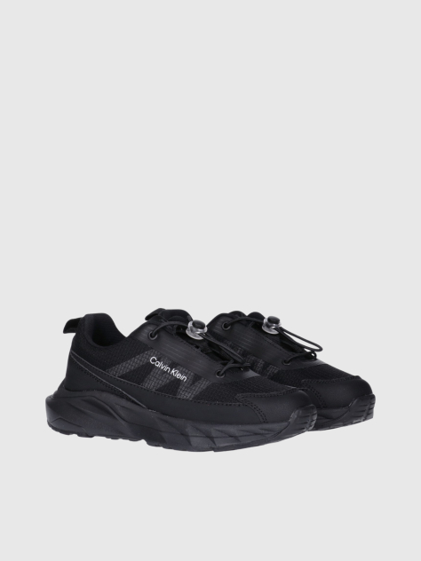 Μαύρο Χαμηλά Sneakers με Κορδόνια  Παιδικό Unisex