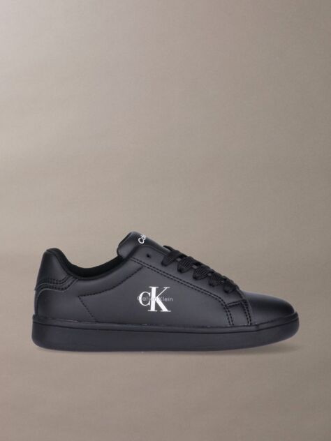 Μαύρο Παιδικά Δετά Sneakers Με Χαμηλό Κόψιμο  Παιδικό Unisex