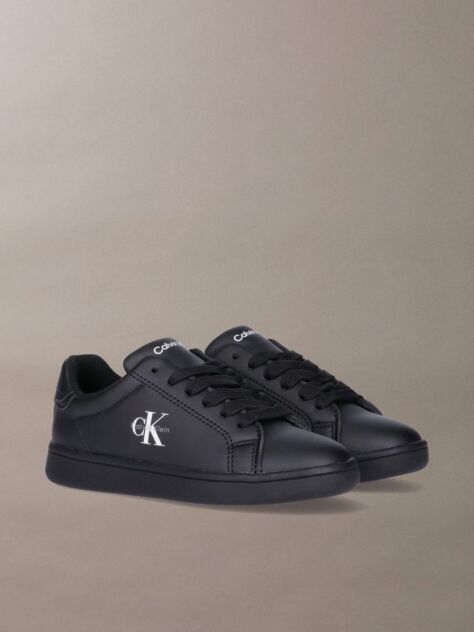 Μαύρο Παιδικά Δετά Sneakers Με Χαμηλό Κόψιμο  Παιδικό Unisex