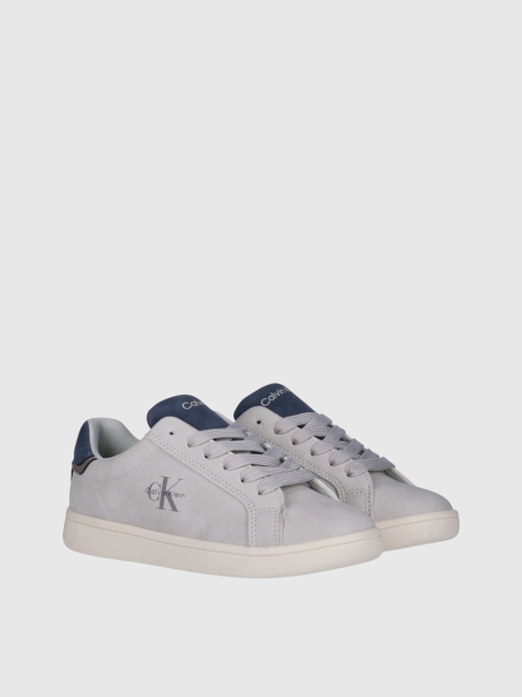 Blue Kids Low Cut Lace-Up Sneakers  Kids Unisex