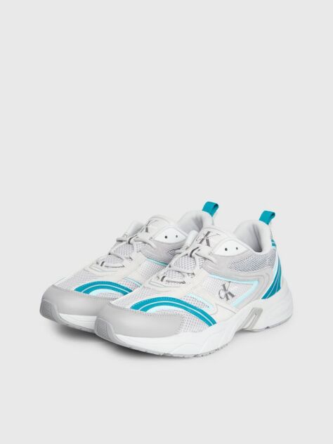 Λευκό Δερμάτινα Sneakers  Άνδρας