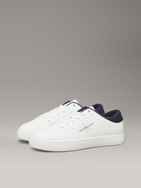 White Leather Trainers  Men