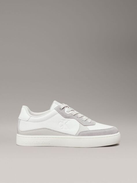 Multi Leather Trainers  Men