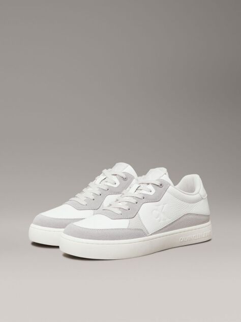 Multi Leather Trainers  Men