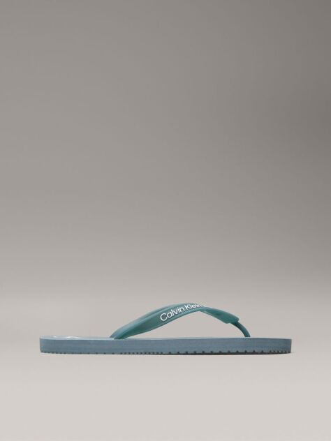 Green Flip Flops  Men