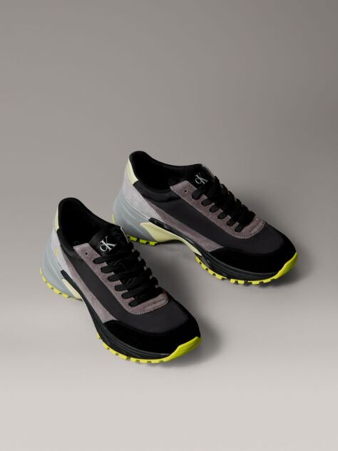 Black Suede Trainers  Men