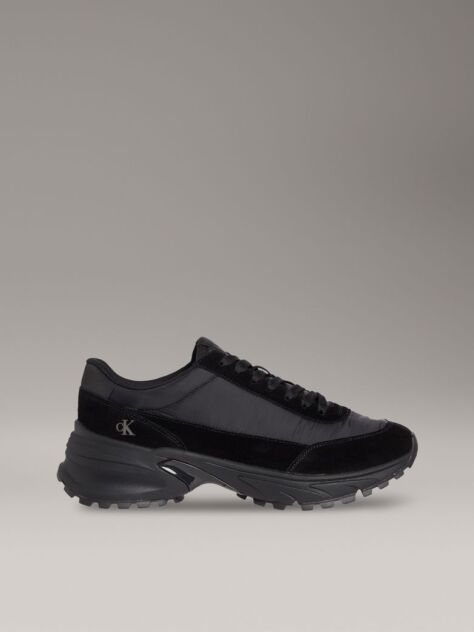 Black Suede Trainers  Men