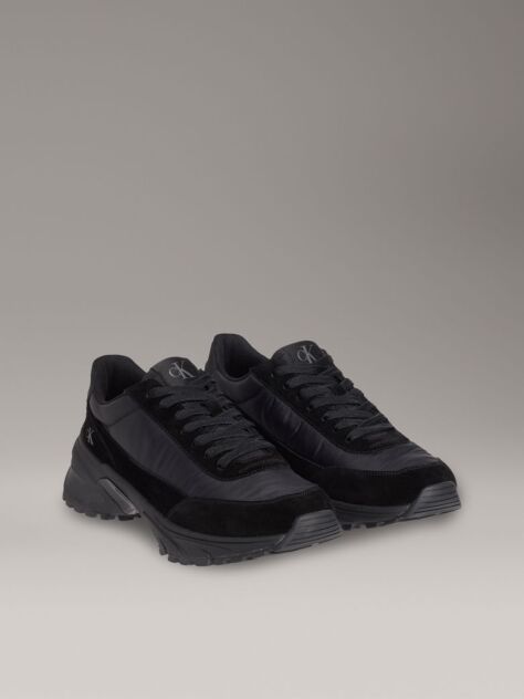 Black Suede Trainers  Men