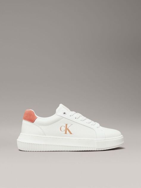 White Leather Trainers  Women