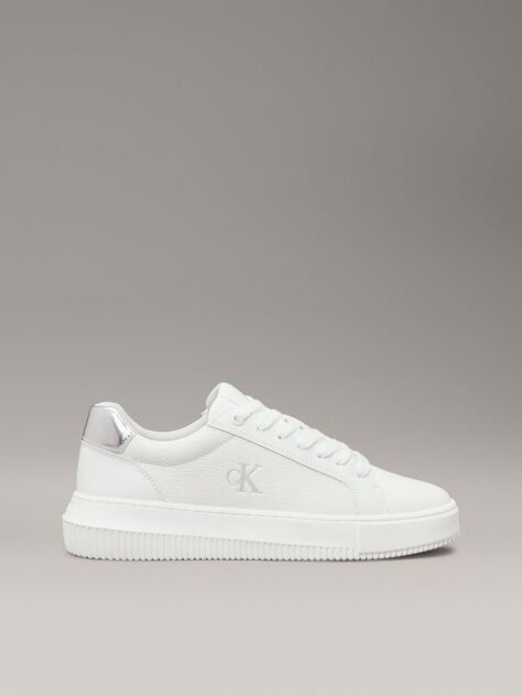 White Leather Trainers  Women
