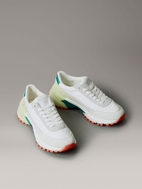 Multi Leather Runner Trainers  Women