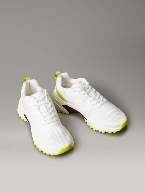 White Mesh Trainers  Women