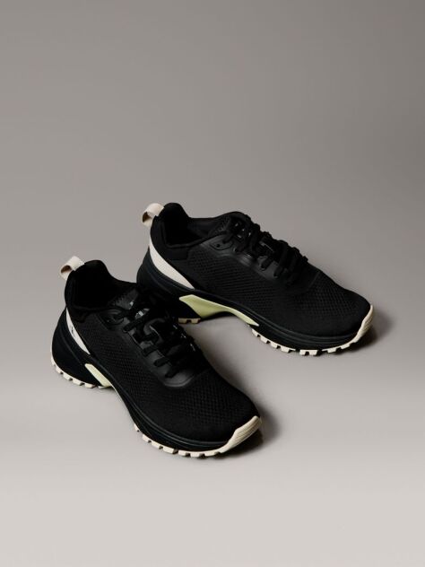 Μαύρο Sneakers Με Δίχτυ  Γυναίκα