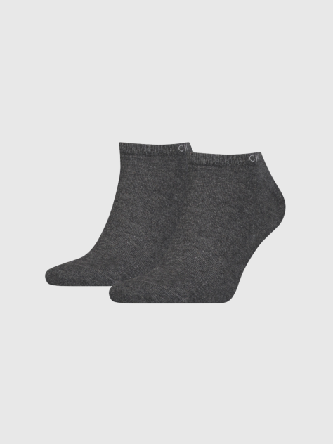 Grey Calvin Klein Casual Men's Sneaker Socks 2 pack  Men
