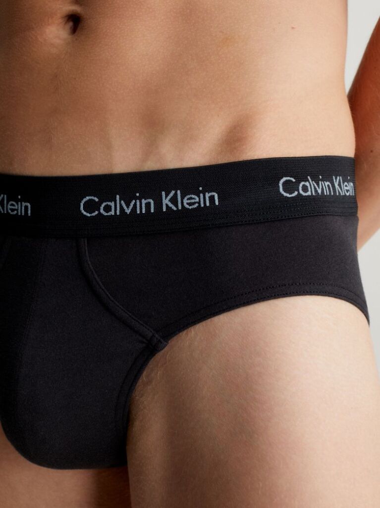 Μαύρο Σετ 3 Σλιπ - Cotton Stretch  Άνδρας