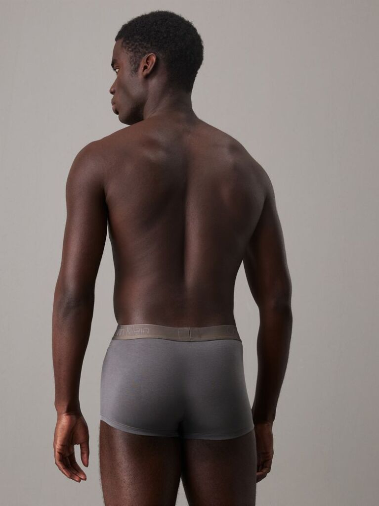 Multi 3 Pack Low Rise Trunks - CK Black  Men