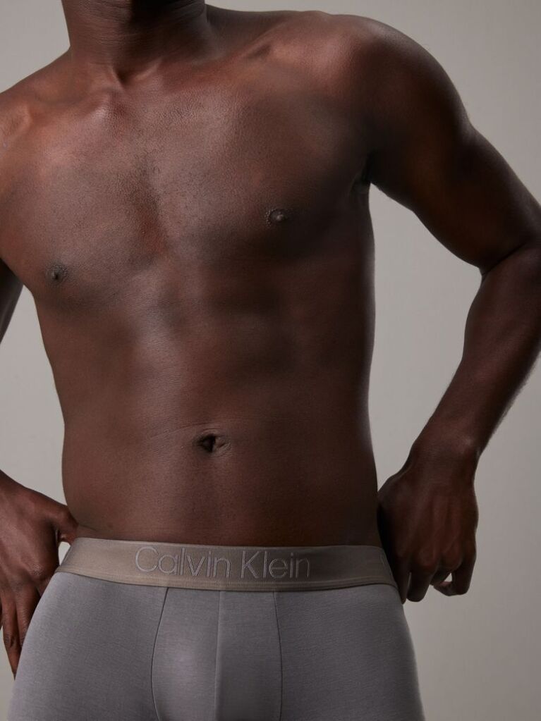 Multi 3 Pack Low Rise Trunks - CK Black  Men