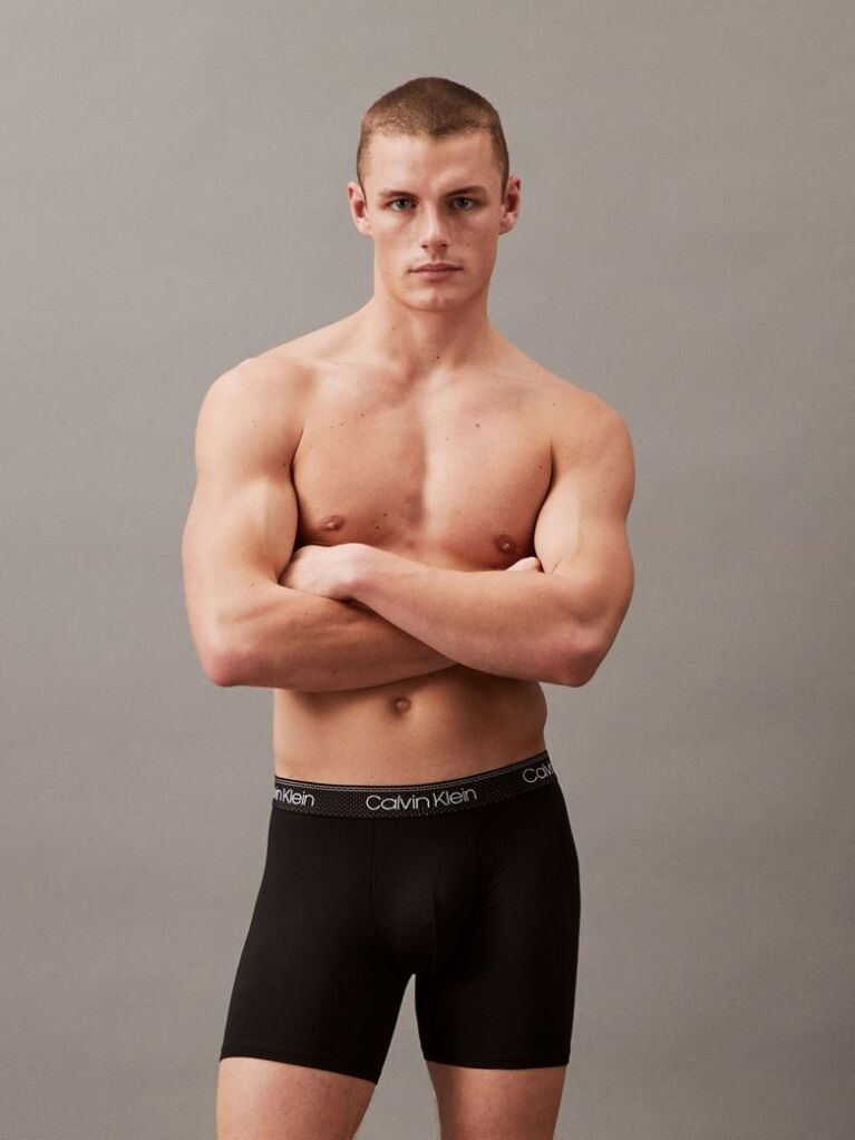 Black Boxer Briefs - Micro Stretch Cooling  Men