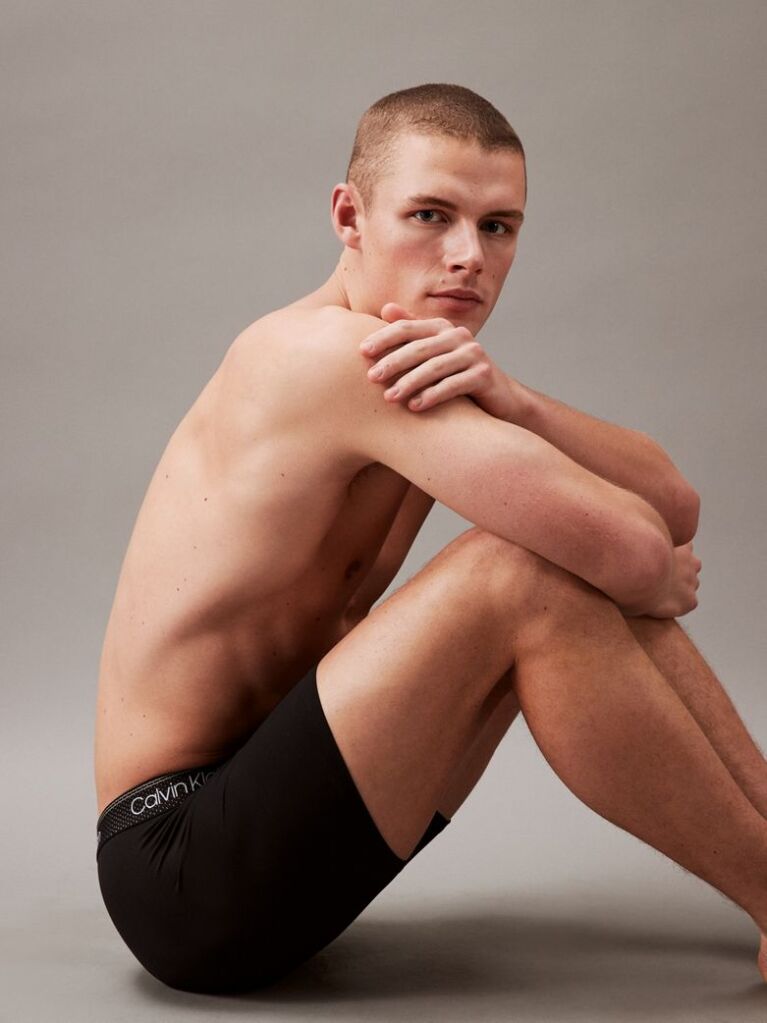 Black Boxer Briefs - Micro Stretch Cooling  Men