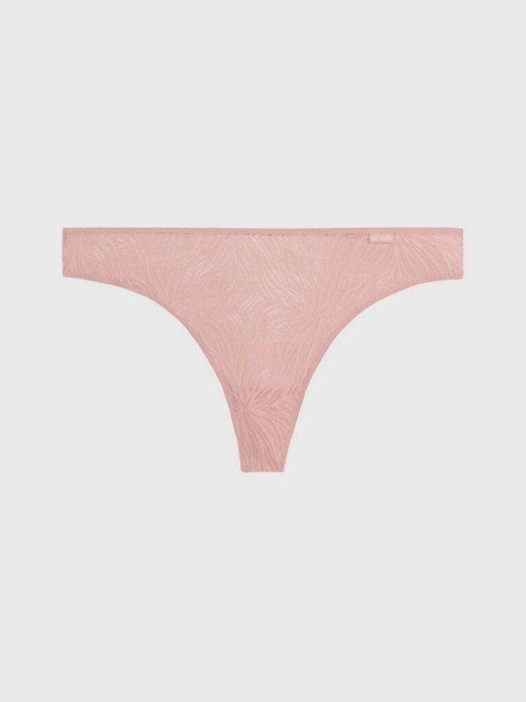 Beige Thong - Sheer Marquisette  Women