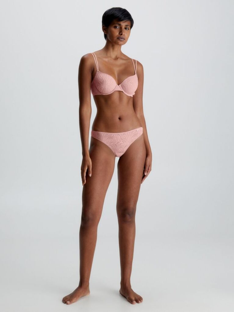 Beige Thong - Sheer Marquisette  Women