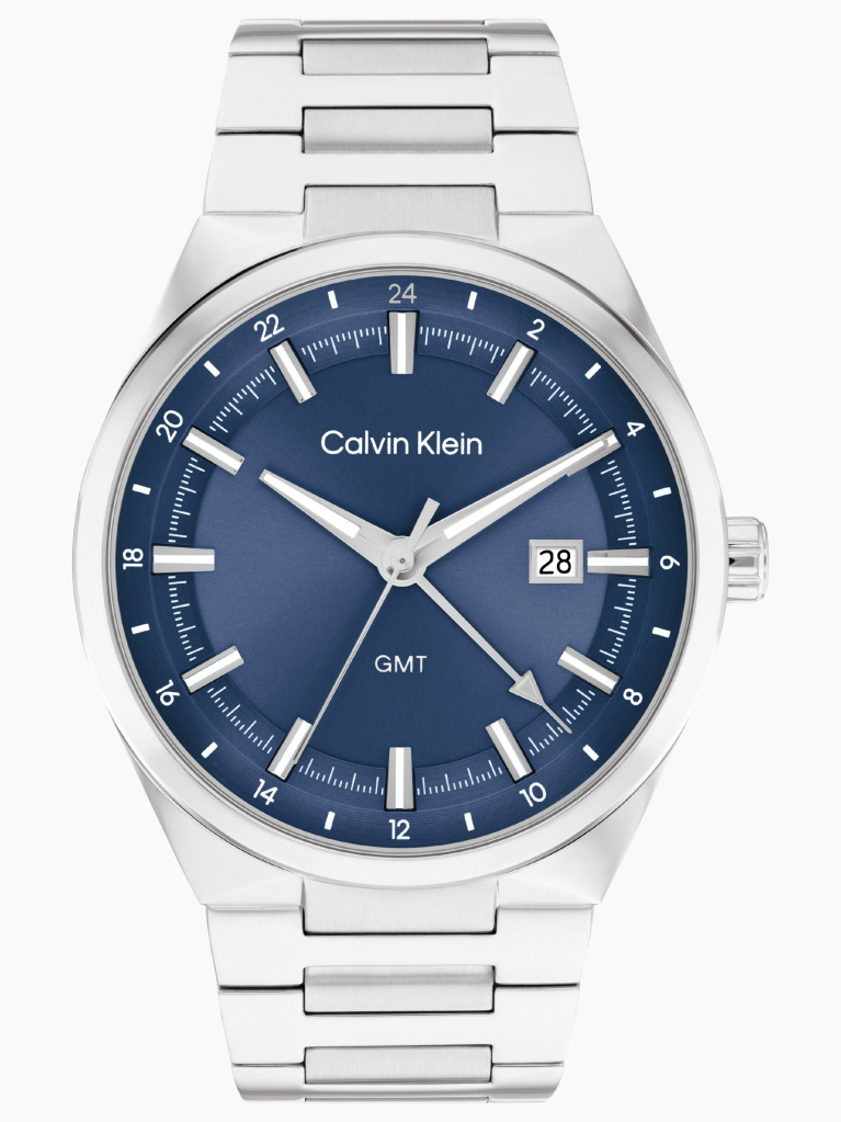 Blue Stainless Steel Watch  Men