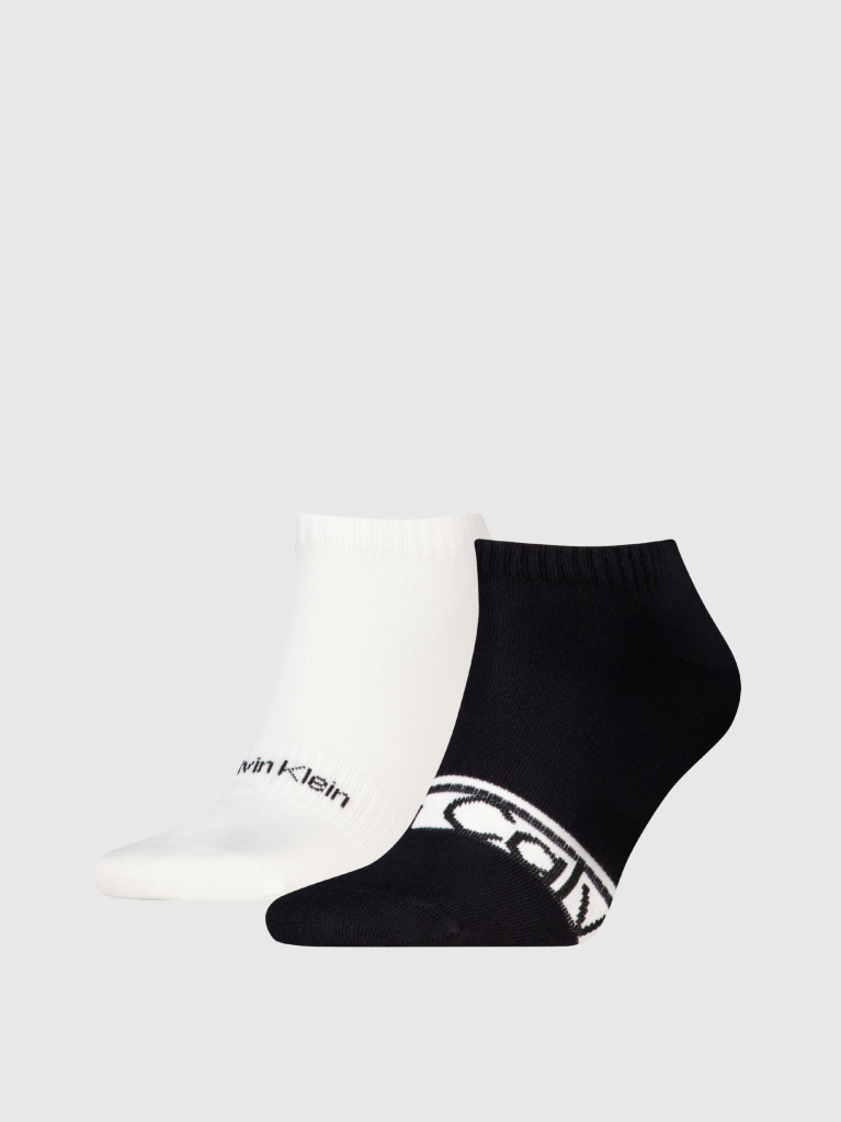 Μαύρο 2 Ζευγάρια Κάλτσες Για Sneakers  Άνδρας