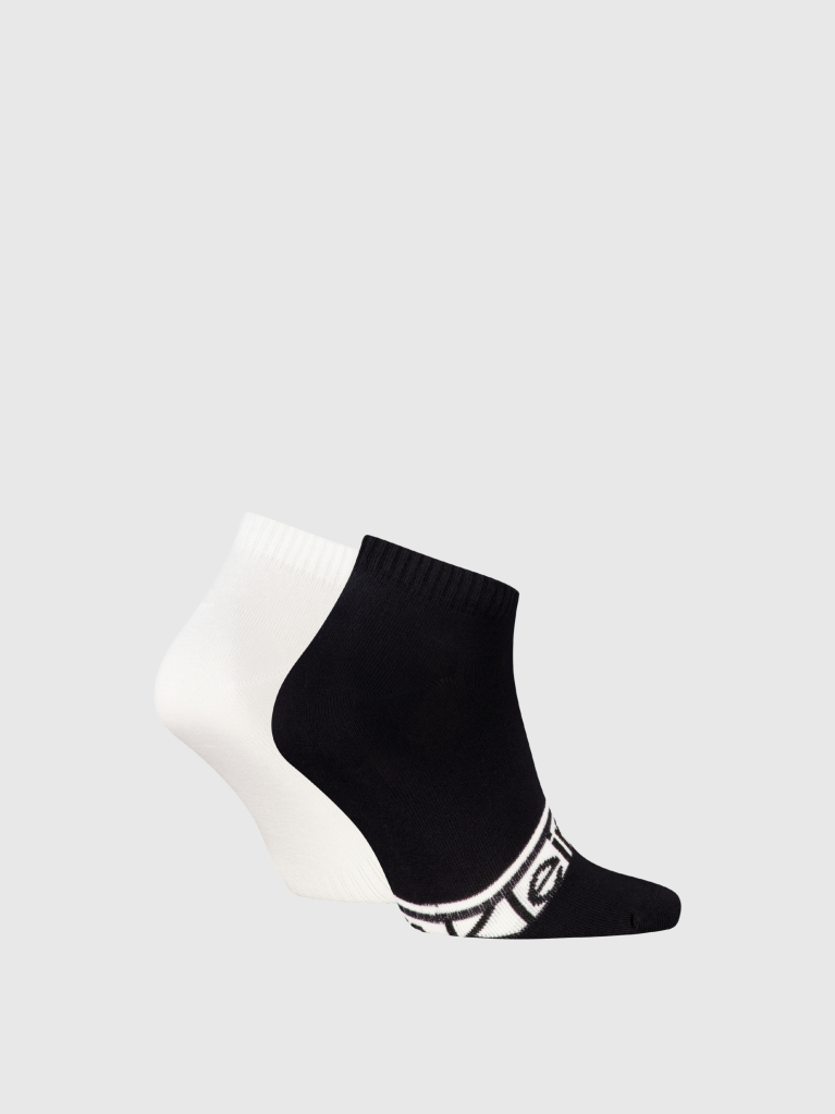Μαύρο 2 Ζευγάρια Κάλτσες Για Sneakers  Άνδρας