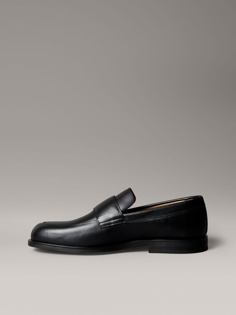 Μαύρο Δερμάτινα Loafers Με Τεχνολογία Airfit®  Άνδρας