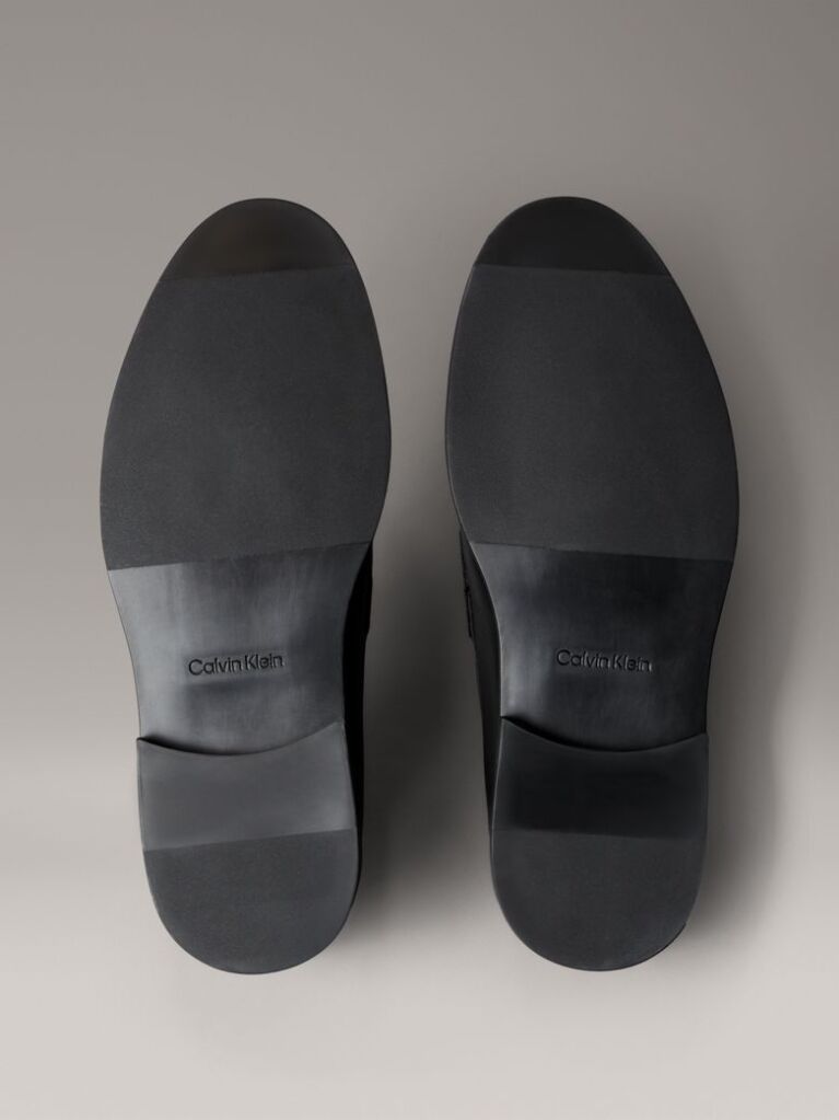 Μαύρο Δερμάτινα Loafers Με Τεχνολογία Airfit®  Άνδρας