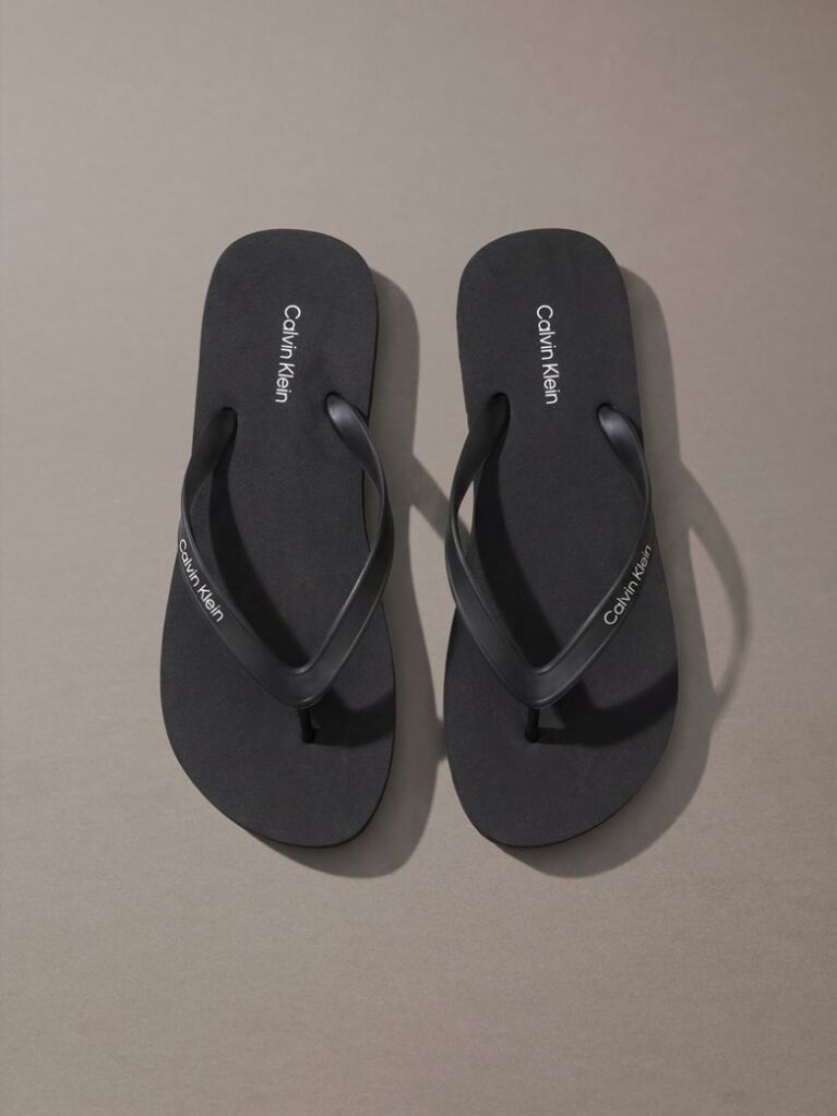 Black Rico - Logo Flip Flops  Men