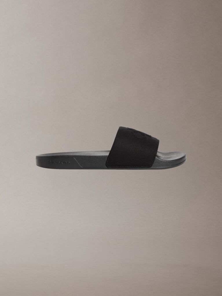 Black Nemo - Canvas Contoured Logo Sliders  Men
