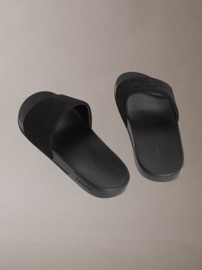 Black Nemo - Canvas Contoured Logo Sliders  Men